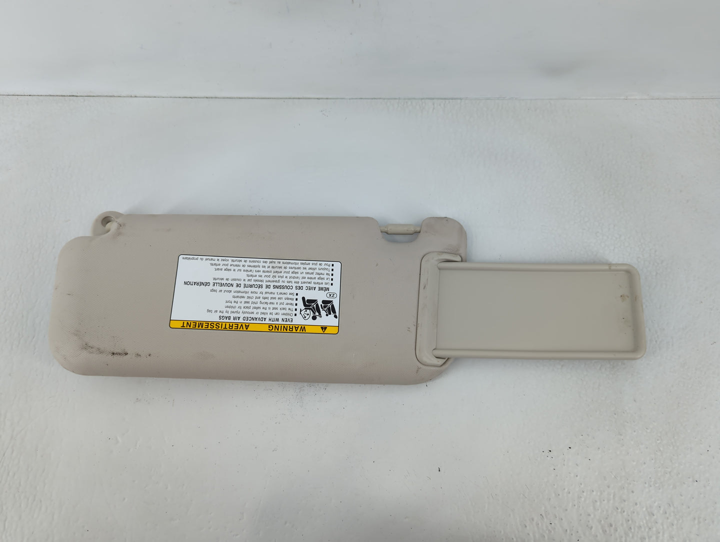 2023 Toyota Corolla Sun Visor Shade Replacement Passenger Right Mirror Fits OEM Used Auto Parts - Oemusedautoparts1.com