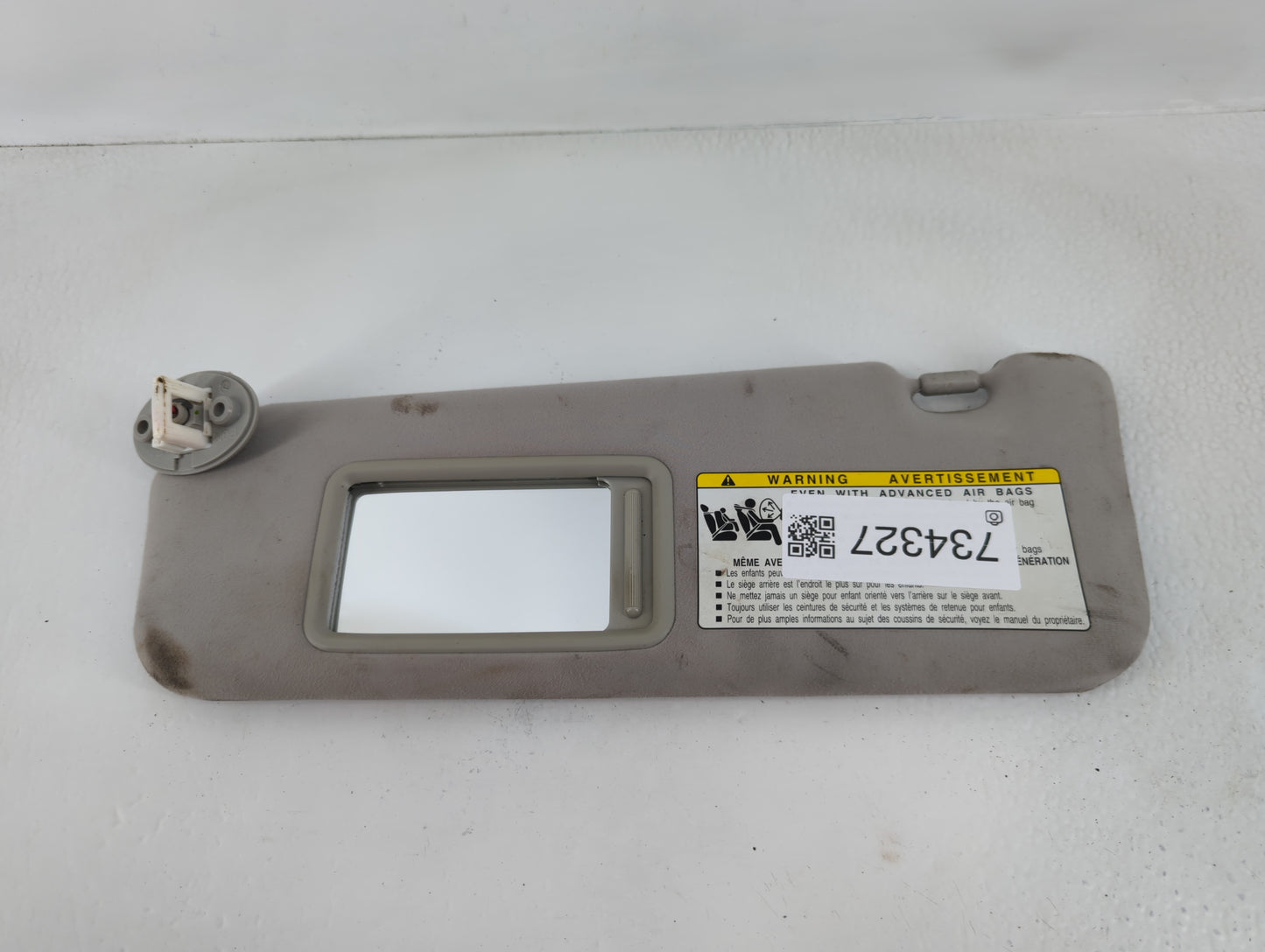 2007-2009 Lexus Es350 Sun Visor Shade Replacement Driver Left Mirror Fits Fits 2007 2008 2009 OEM Used Auto Parts - Oemusedautoparts1.com
