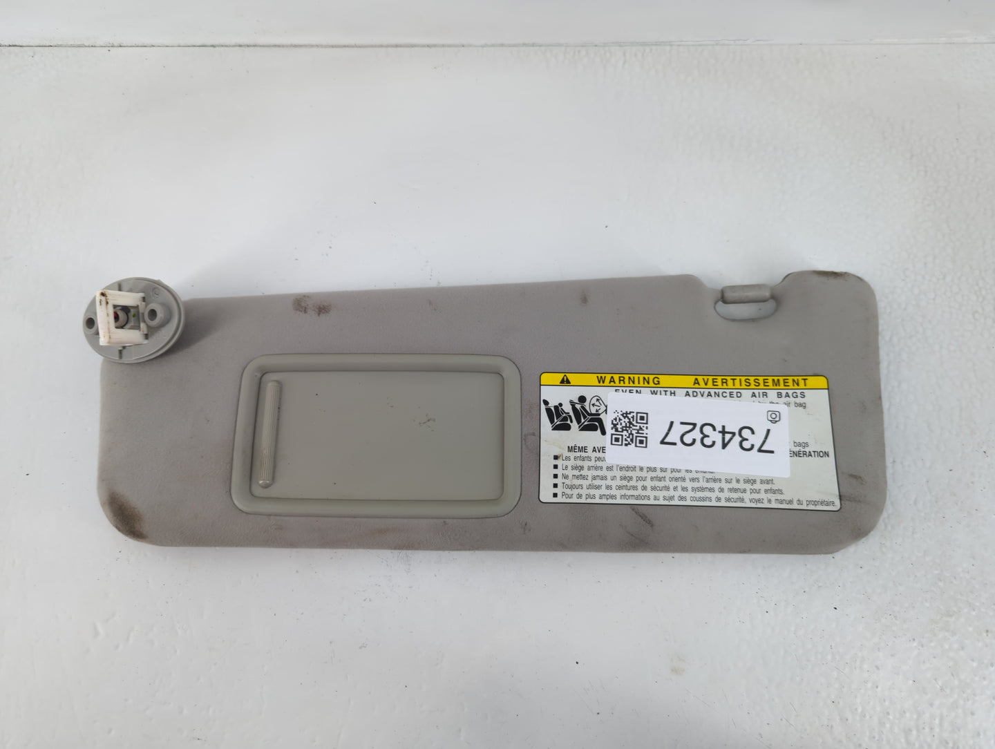 2007-2009 Lexus Es350 Sun Visor Shade Replacement Driver Left Mirror Fits Fits 2007 2008 2009 OEM Used Auto Parts - Oemusedautoparts1.com