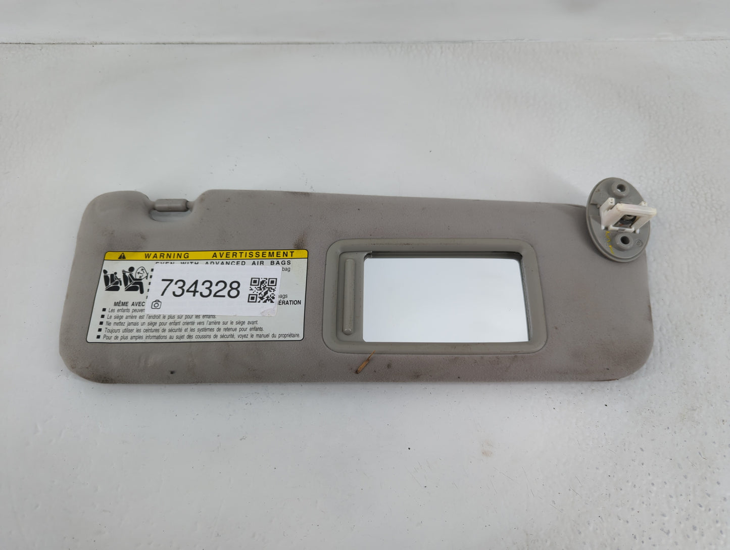 2007-2009 Lexus Es350 Sun Visor Shade Replacement Passenger Right Mirror Fits Fits 2007 2008 2009 OEM Used Auto Parts - Oemusedautoparts1.com