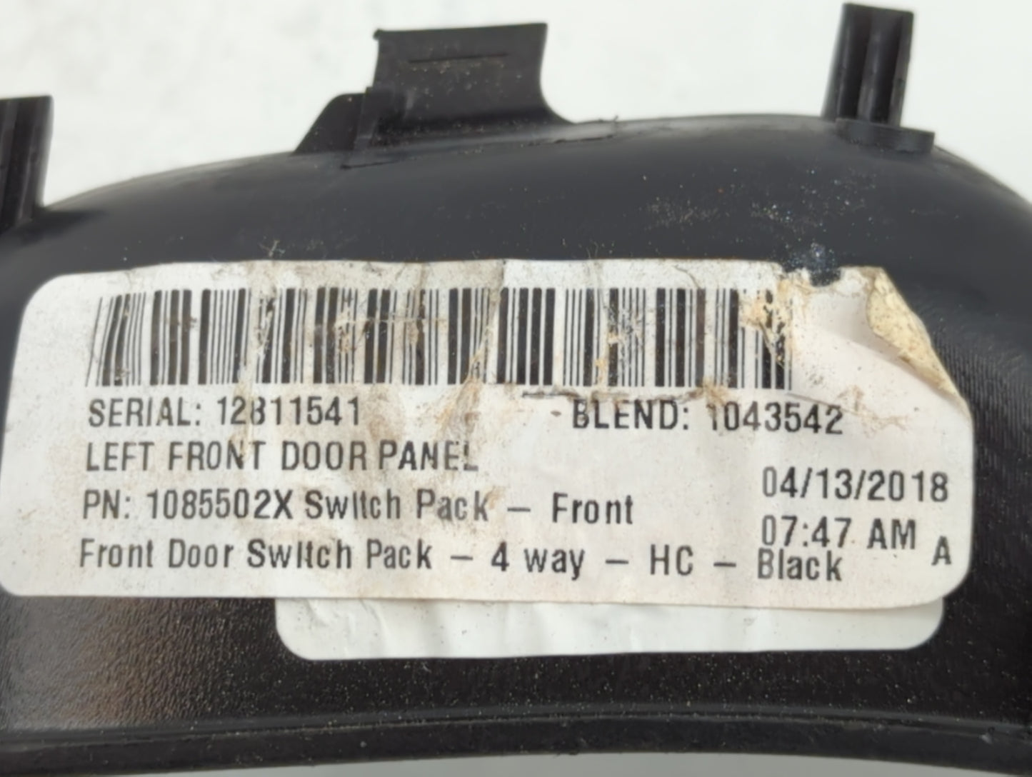 2012-2018 Ford Focus Master Power Window Switch Replacement Driver Side Left P/N:1085502X Fits OEM Used Auto Parts - Oemusedautoparts1.com