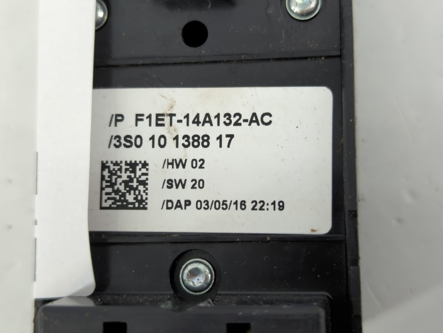 2013-2019 Ford Escape Master Power Window Switch Replacement Driver Side Left P/N:F1ET-14A132-AC Fits OEM Used Auto Parts - Oemusedautoparts1.com