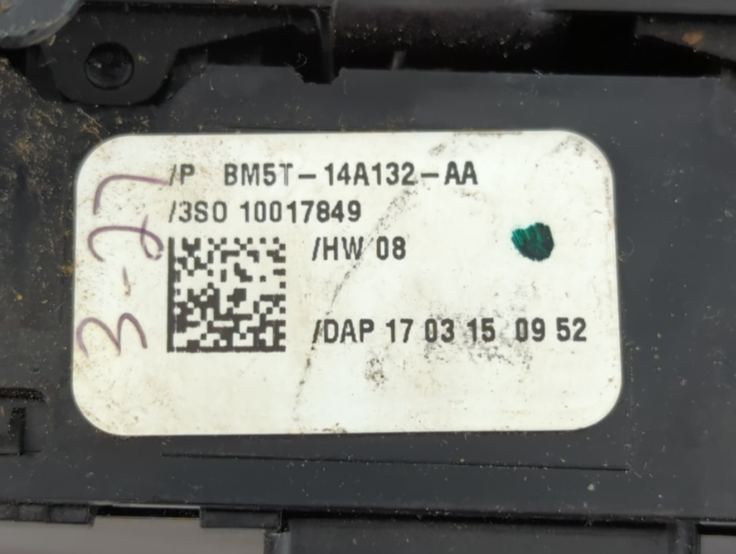 2012-2018 Ford Focus Master Power Window Switch Replacement Driver Side Left P/N:BM5T-14A132-AA Fits OEM Used Auto Parts - Oemusedautoparts1.com