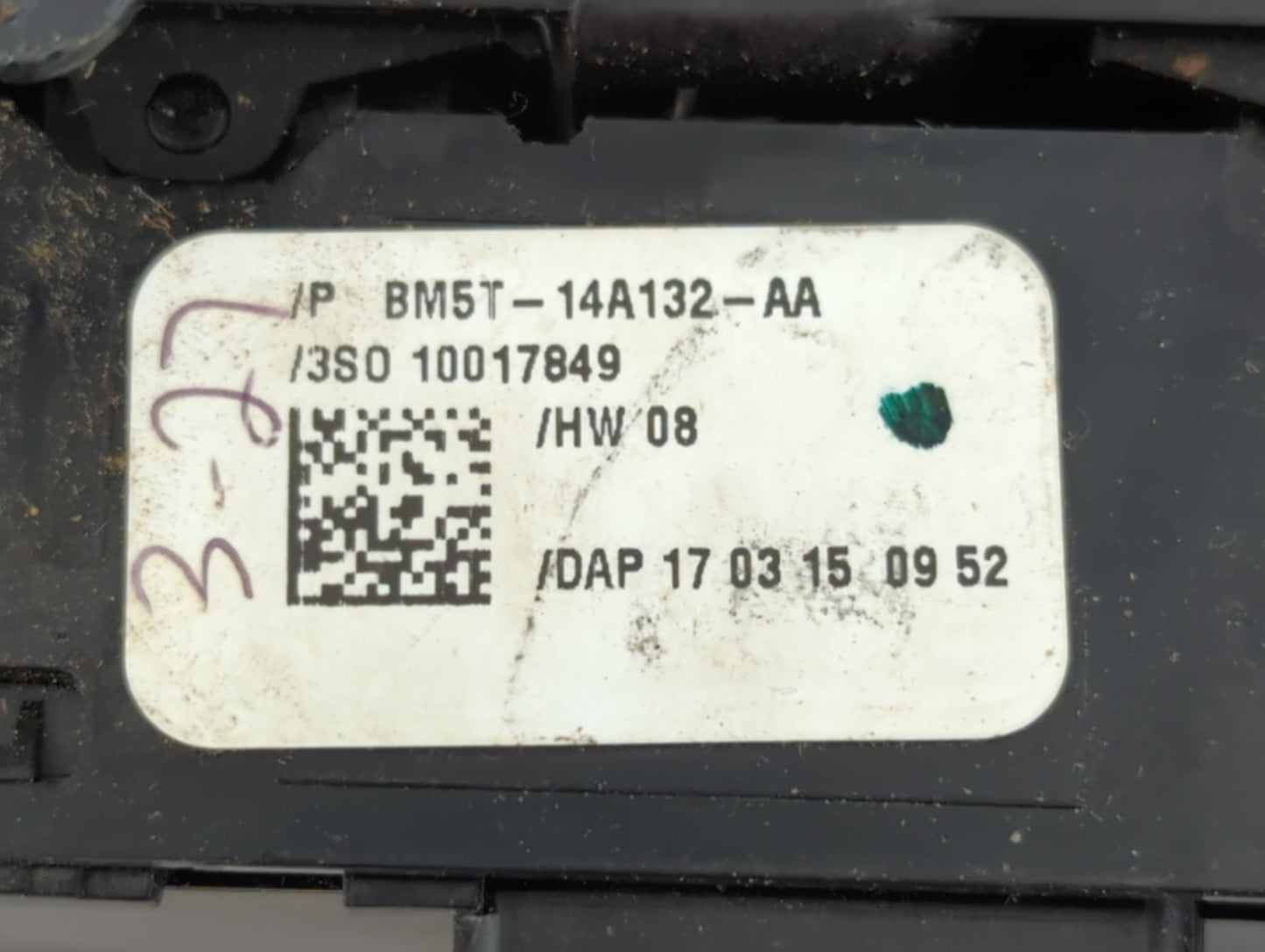 2012-2018 Ford Focus Master Power Window Switch Replacement Driver Side Left P/N:BM5T-14A132-AA Fits OEM Used Auto Parts - Oemusedautoparts1.com