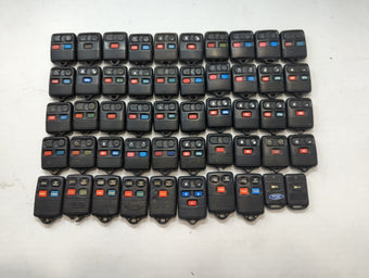 compare product Lot of 50 Ford Keyless Entry Remote Fob MIXED FCC IDS MIXED PART NUMBERS