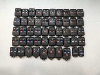 compare product Lot of 50 Ford Keyless Entry Remote Fob MIXED FCC IDS MIXED PART NUMBERS