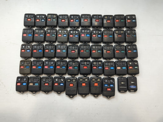Lot of 50 Ford Keyless Entry Remote Fob MIXED FCC IDS MIXED PART NUMBERS - Oemusedautoparts1.com