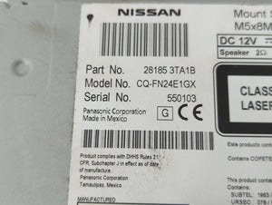 2013-2015 Nissan Altima Radio AM FM Cd Player Receiver Replacement P/N:28185 3TA1B Fits Fits 2013 2014 2015 OEM Used Auto Parts