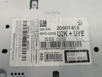 2010 Gmc Terrain Radio AM FM Cd Player Receiver Replacement P/N:20907419 Fits Fits 2011 OEM Used Auto Parts - Oemusedautoparts1.com