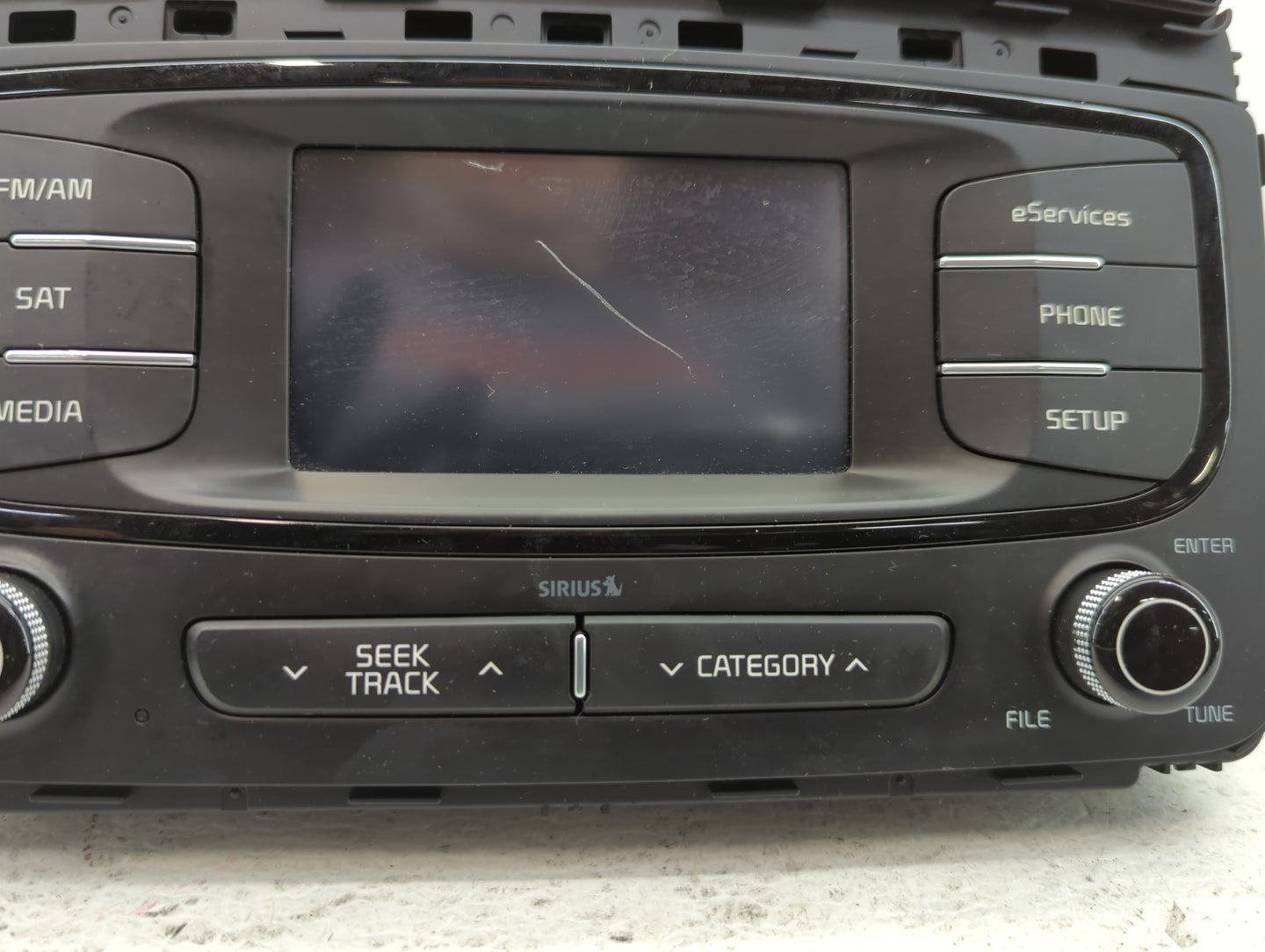 2016-2018 Kia Sorento Radio AM FM Cd Player Receiver Replacement P/N:96160C6000WK Fits Fits 2016 2017 2018 OEM Used Auto Parts - Oemusedautoparts1.com