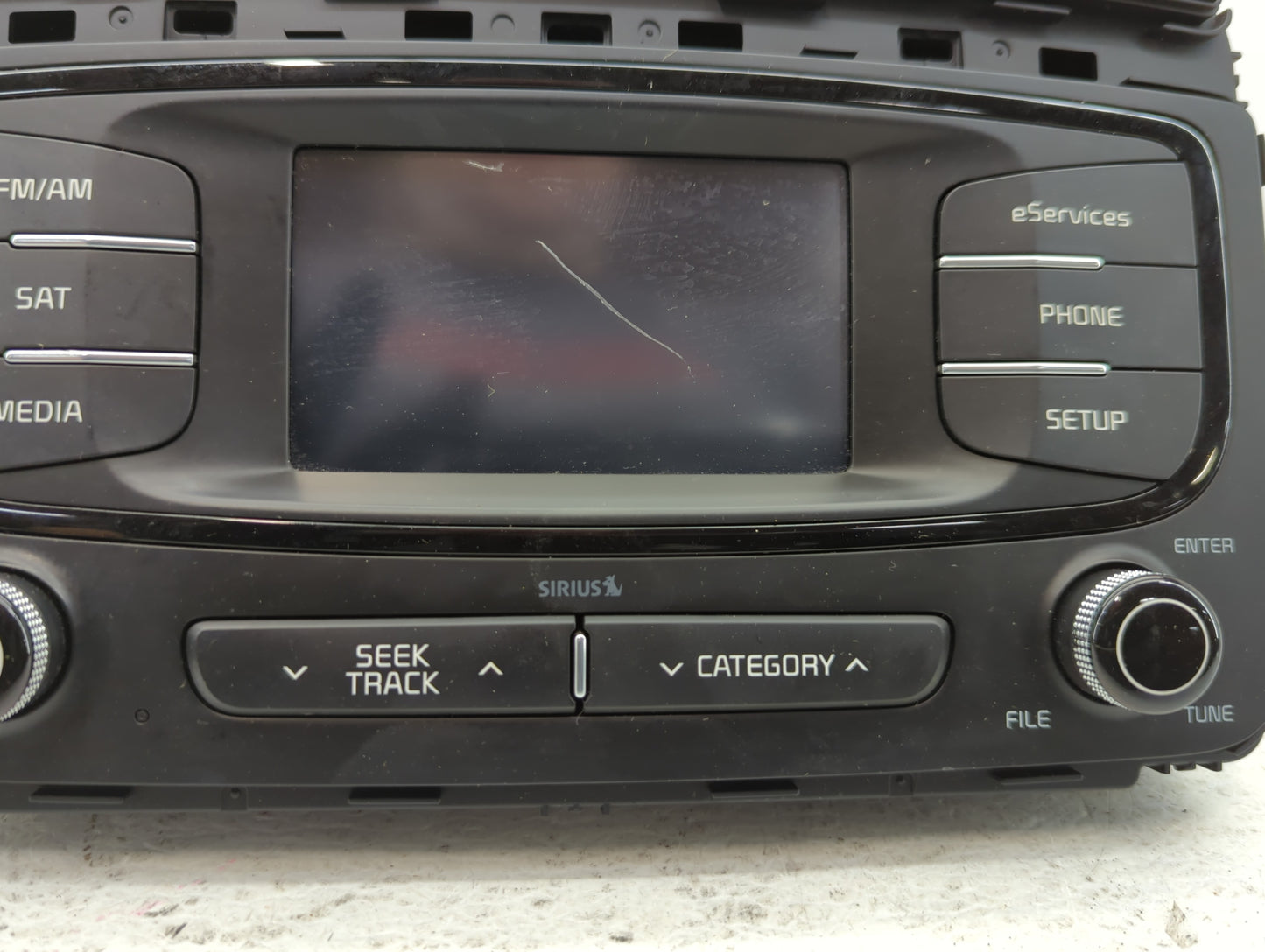 2016-2018 Kia Sorento Radio AM FM Cd Player Receiver Replacement P/N:96160C6000WK Fits Fits 2016 2017 2018 OEM Used Auto Parts - Oemusedautoparts1.com