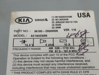 2016-2018 Kia Sorento Radio AM FM Cd Player Receiver Replacement P/N:96160C6000WK Fits Fits 2016 2017 2018 OEM Used Auto Parts - Oemusedautoparts1.com