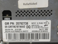 2009 Chevrolet Traverse Radio AM FM Cd Player Receiver Replacement P/N:20792738 Fits OEM Used Auto Parts - Oemusedautoparts1.com
