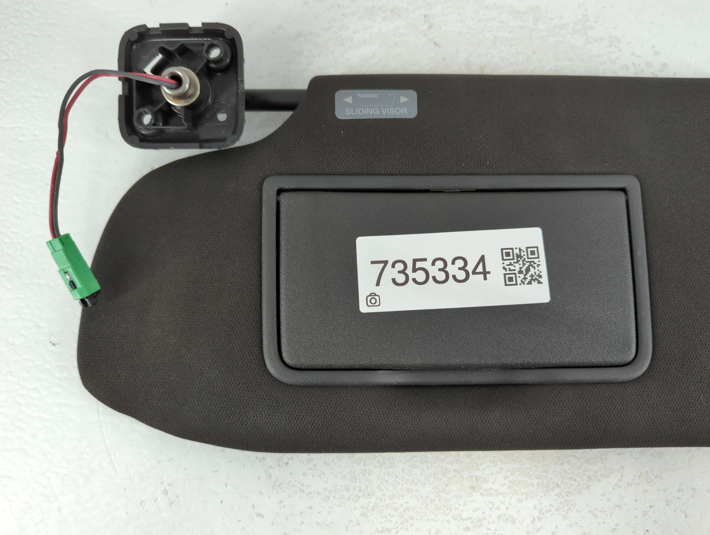 2013-2019 Ford Taurus Sun Visor Shade Replacement Driver Left Mirror Fits Fits 2013 2014 2015 2016 2017 2018 2019 OEM Used Auto Parts - Oemusedautoparts1.com