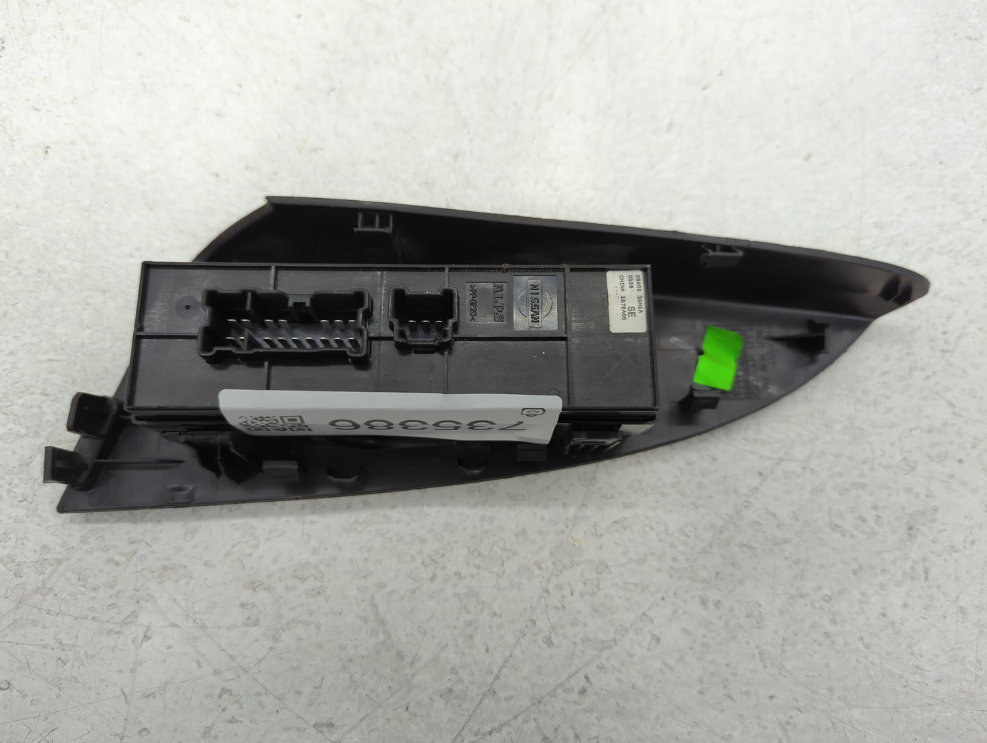 2020-2022 Nissan Versa Master Power Window Switch Replacement Driver Side Left P/N:25401 3SH1A Fits Fits 2020 2021 2022 OEM Used Auto Parts - Oemusedautoparts1.com