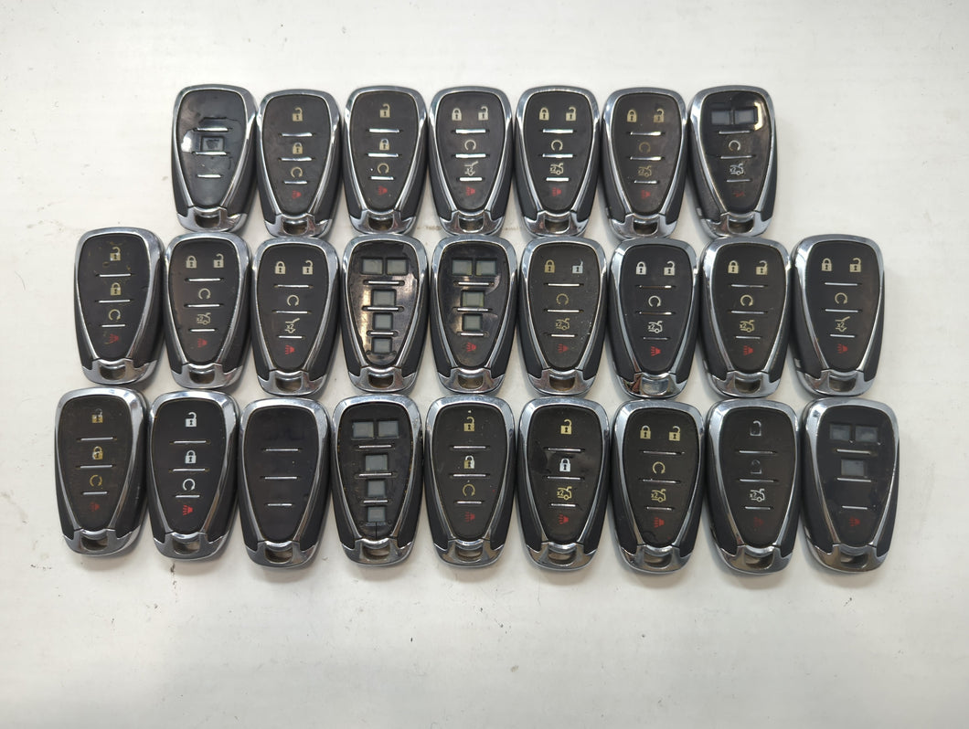 Lot of 25 Chevrolet Keyless Entry Remote Fob MIXED FCC IDS MIXED PART