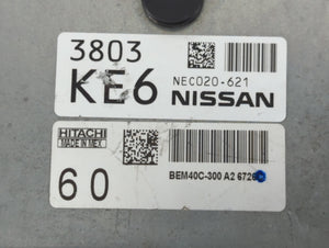 2016-2017 Nissan Sentra PCM Engine Control Computer ECU ECM PCU OEM P/N:NEC020-621 8824 KB6, NEC020-618 Fits Fits 2016 2017 OEM Used Auto Parts