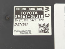 2010-2011 Toyota Camry PCM Engine Control Computer ECU ECM PCU OEM P/N:89661-06J10 Fits Fits 2010 2011 OEM Used Auto Parts