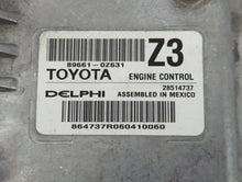 2015-2016 Toyota Corolla PCM Engine Control Computer ECU ECM PCU OEM P/N:89661-0Z631 Fits Fits 2015 2016 OEM Used Auto Parts