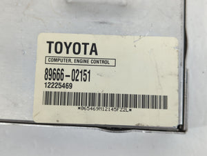 2003 Toyota Corolla PCM Engine Control Computer ECU ECM PCU OEM P/N:89666-02151 Fits OEM Used Auto Parts