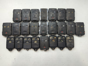 Lot of 25 Chevrolet Keyless Entry Remote Fob MIXED FCC IDS MIXED PART