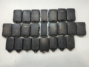 Lot of 25 Chevrolet Keyless Entry Remote Fob MIXED FCC IDS MIXED PART