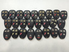 Lot of 25 Chevrolet Keyless Entry Remote Fob MIXED FCC IDS MIXED PART