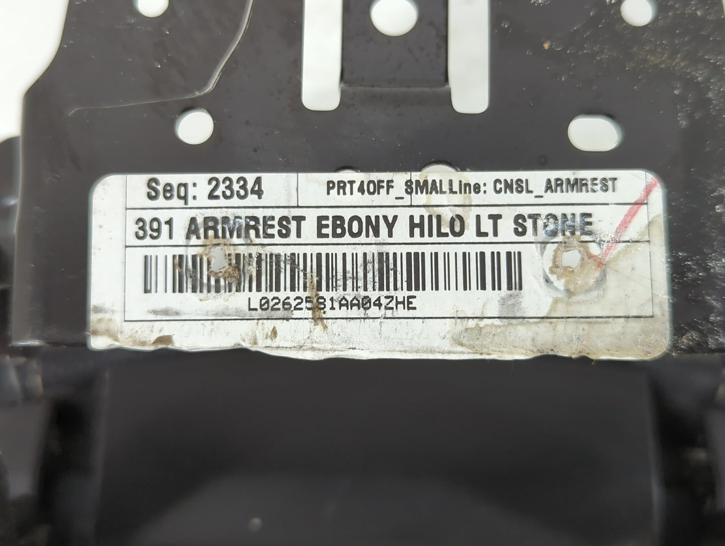 2018 Ford Fusion Center Console Armrest Cover Lid Fits OEM Used Auto Parts - Oemusedautoparts1.com