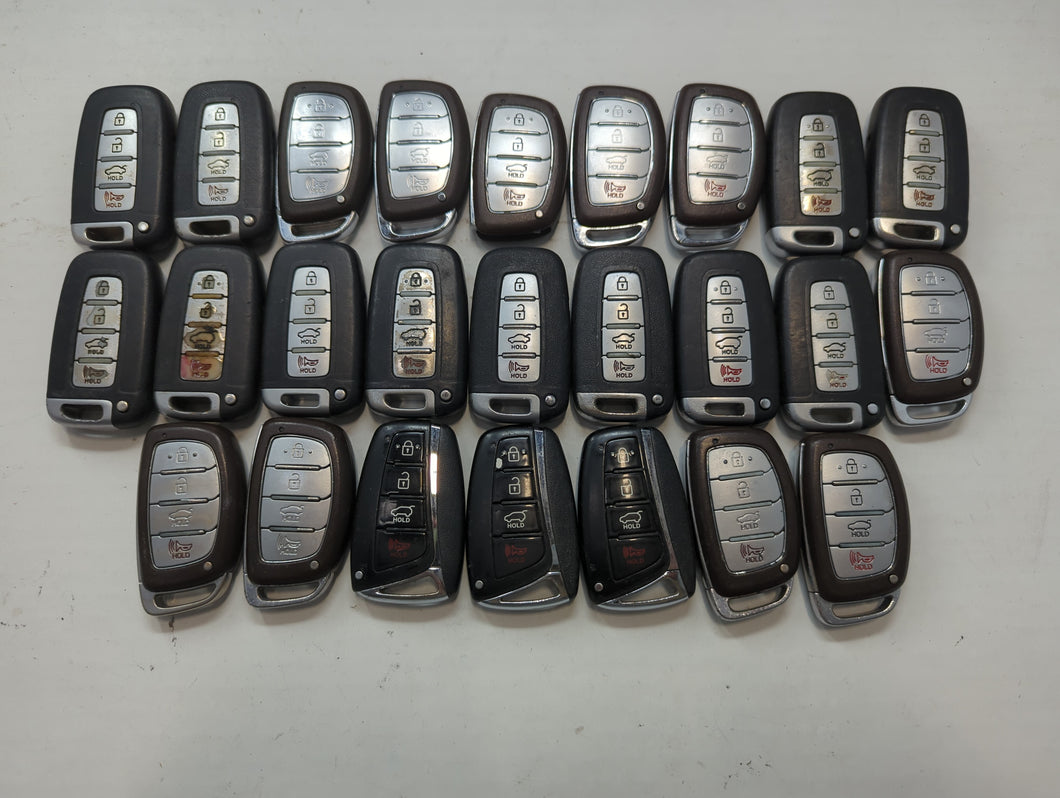 Lot of 25 Hyundai Keyless Entry Remote Fob MIXED FCC IDS MIXED PART