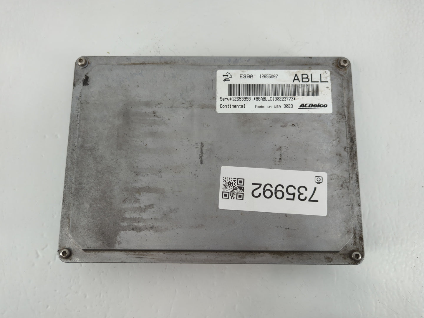 2013-2015 Chevrolet Camaro PCM Engine Control Computer ECU ECM PCU OEM P/N:E39A 12655007 Fits Fits 2013 2014 2015 2016 OEM Used Auto Parts - Oemusedautoparts1.com