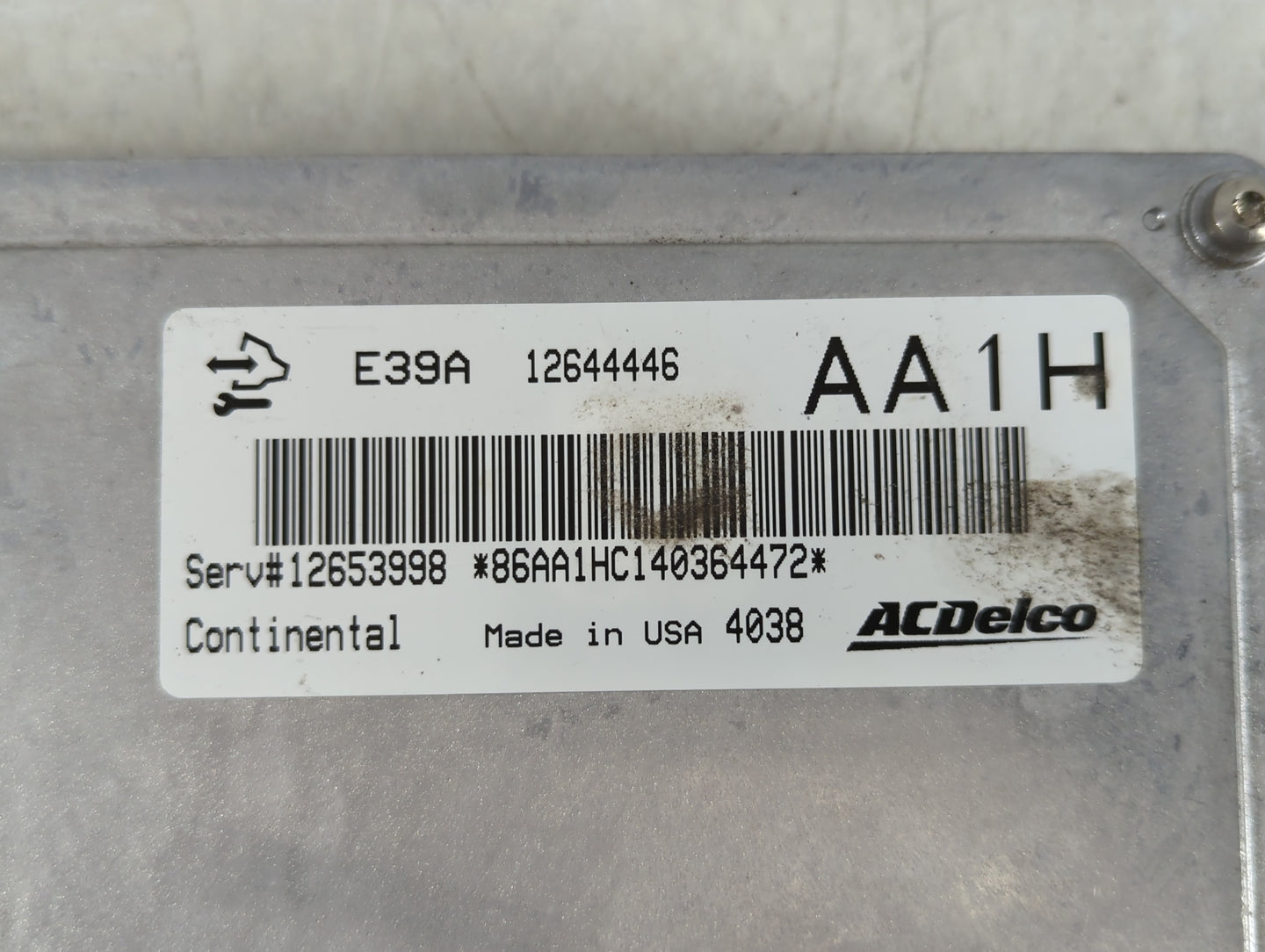 2013-2016 Cadillac Xts PCM Engine Control Computer ECU ECM PCU OEM P/N:12653998 12644446 Fits Fits 2013 2014 2015 2016 OEM Used Auto Parts - Oemusedautoparts1.com
