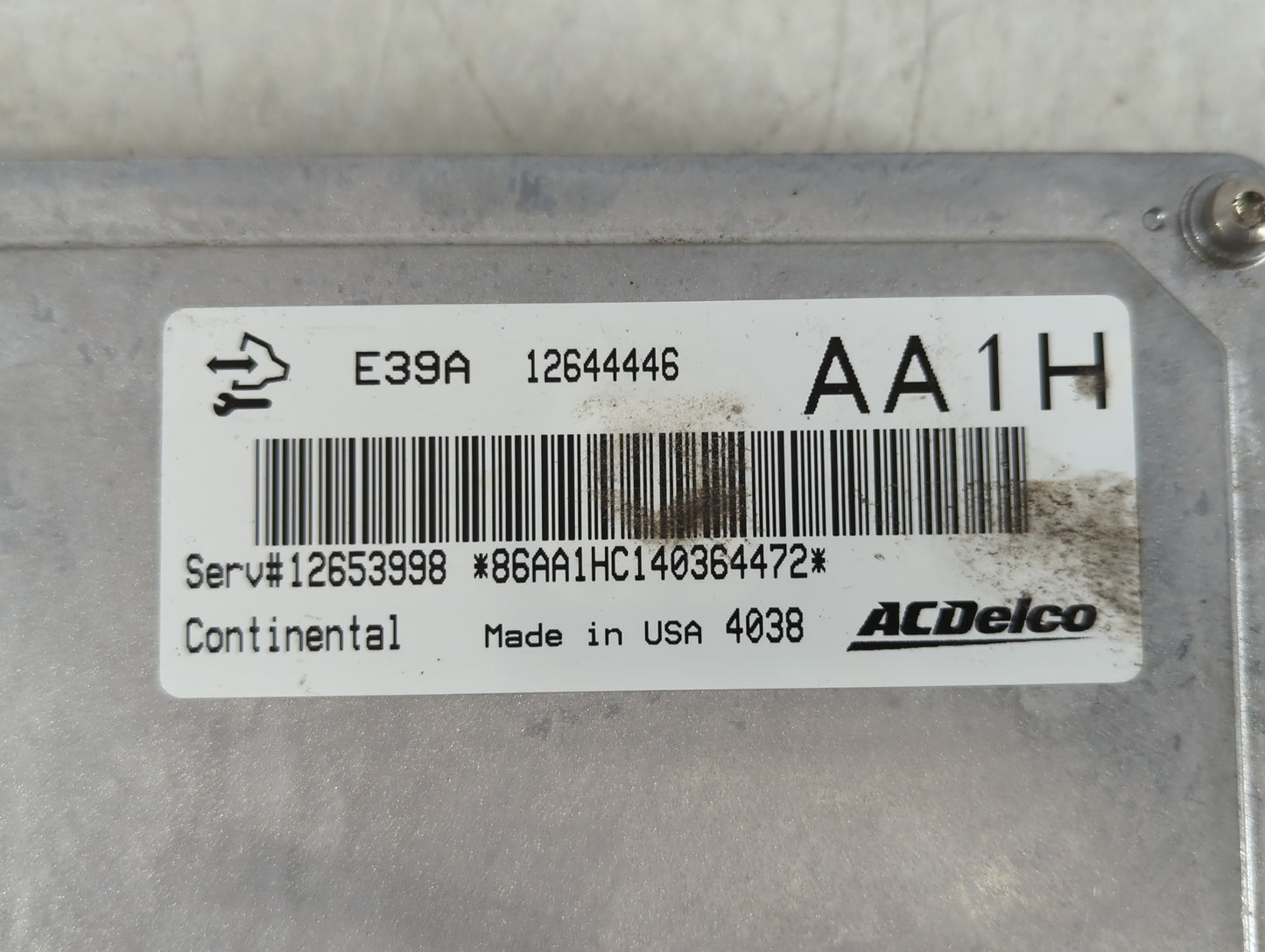 2013-2016 Cadillac Xts PCM Engine Control Computer ECU ECM PCU OEM P/N:12653998 12644446 Fits Fits 2013 2014 2015 2016 OEM Used Auto Parts - Oemusedautoparts1.com