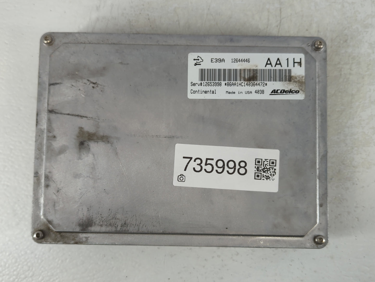 2013-2016 Cadillac Xts PCM Engine Control Computer ECU ECM PCU OEM P/N:12653998 12644446 Fits Fits 2013 2014 2015 2016 OEM Used Auto Parts - Oemusedautoparts1.com