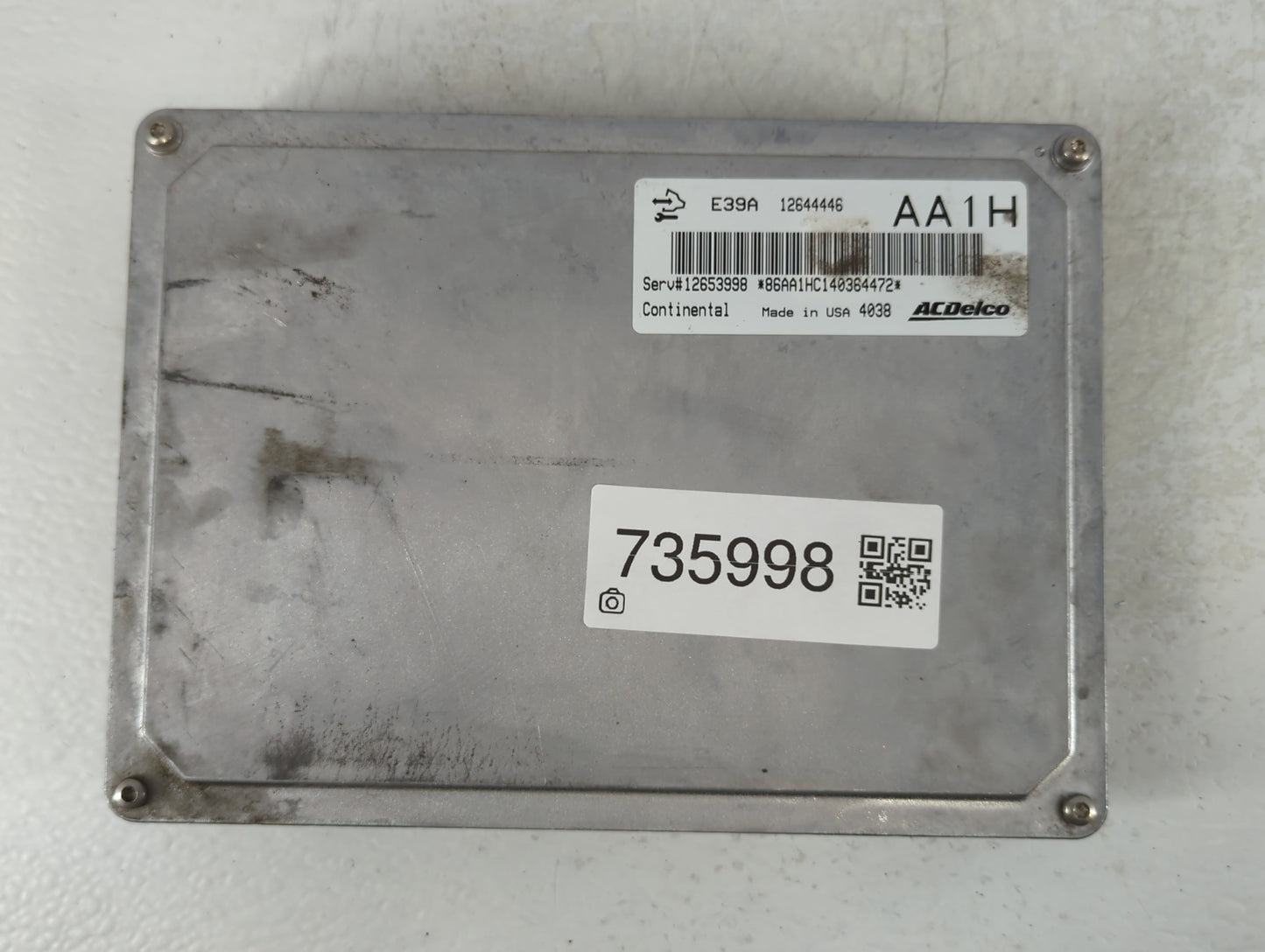 2013-2016 Cadillac Xts PCM Engine Control Computer ECU ECM PCU OEM P/N:12653998 12644446 Fits Fits 2013 2014 2015 2016 OEM Used Auto Parts - Oemusedautoparts1.com