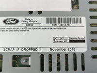 2019-2020 Ford Fusion Radio AM FM Cd Player Receiver Replacement P/N:KS7T-18D818-YB Fits Fits 2019 2020 OEM Used Auto Parts - Oemusedautoparts1.com