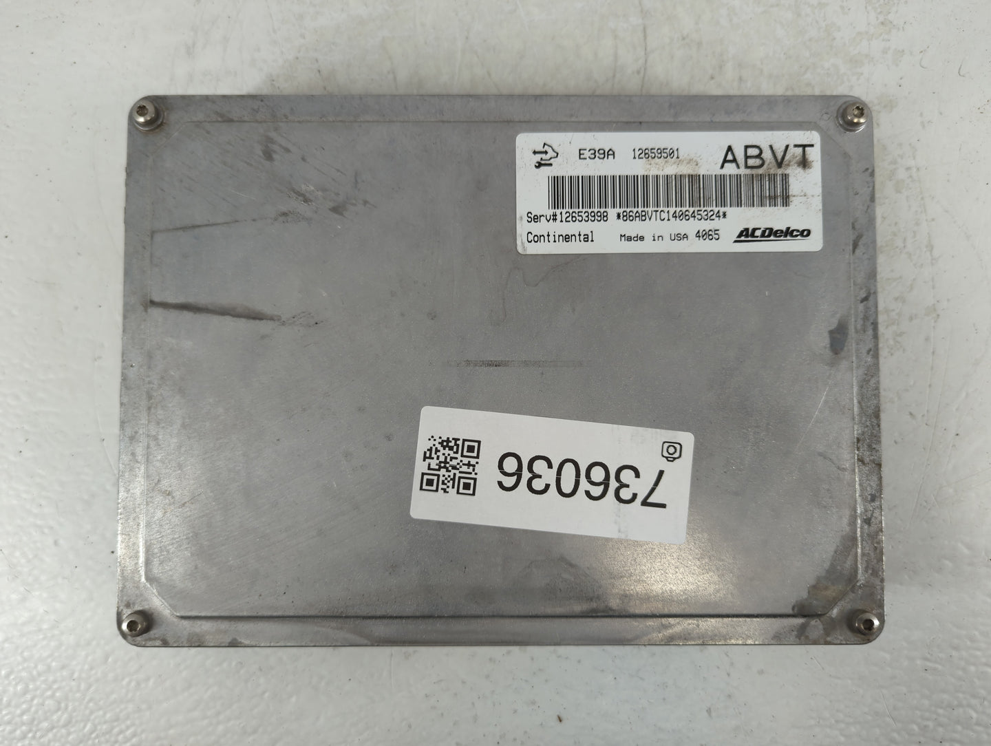 2013-2016 Chevrolet Malibu PCM Engine Control Computer ECU ECM PCU OEM P/N:12659501 Fits Fits 2013 2014 2015 2016 OEM Used Auto Parts - Oemusedautoparts1.com