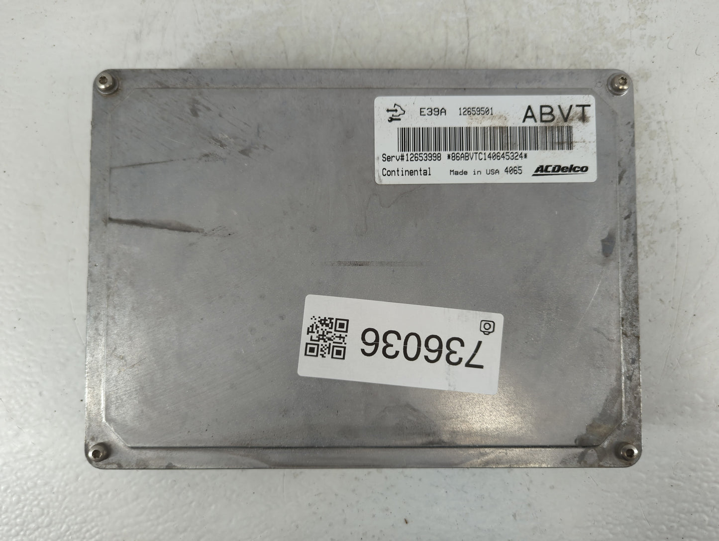 2013-2016 Chevrolet Malibu PCM Engine Control Computer ECU ECM PCU OEM P/N:12659501 Fits Fits 2013 2014 2015 2016 OEM Used Auto Parts - Oemusedautoparts1.com