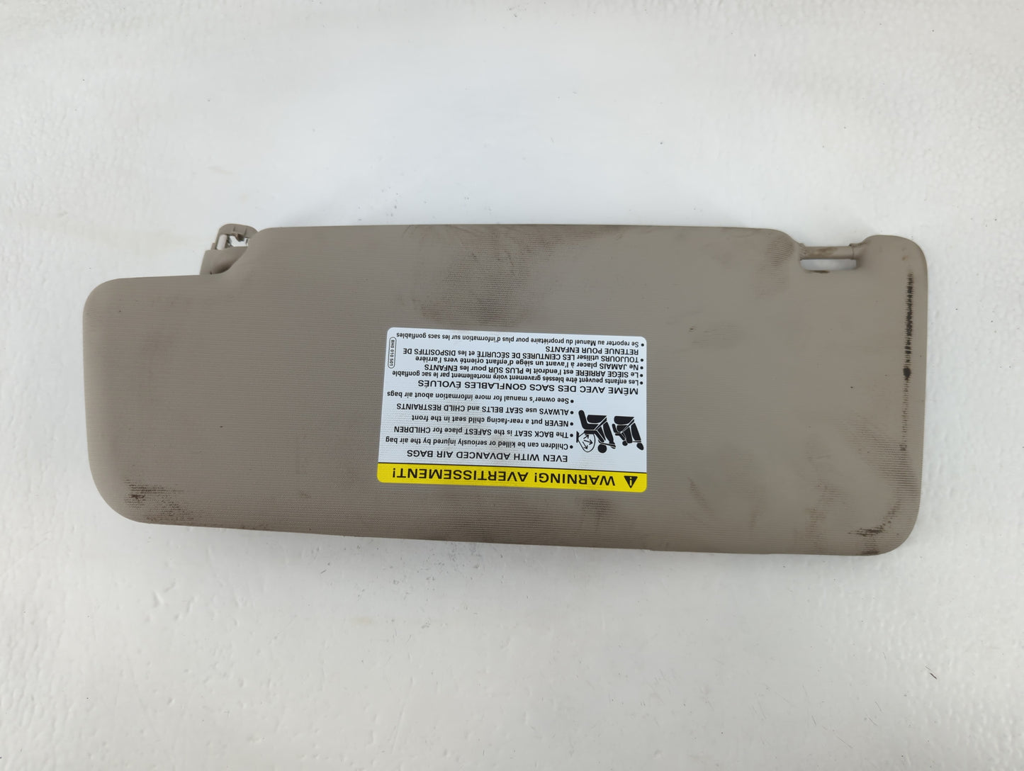2012-2020 Volkswagen Passat Sun Visor Shade Replacement Passenger Right Mirror Fits OEM Used Auto Parts - Oemusedautoparts1.com