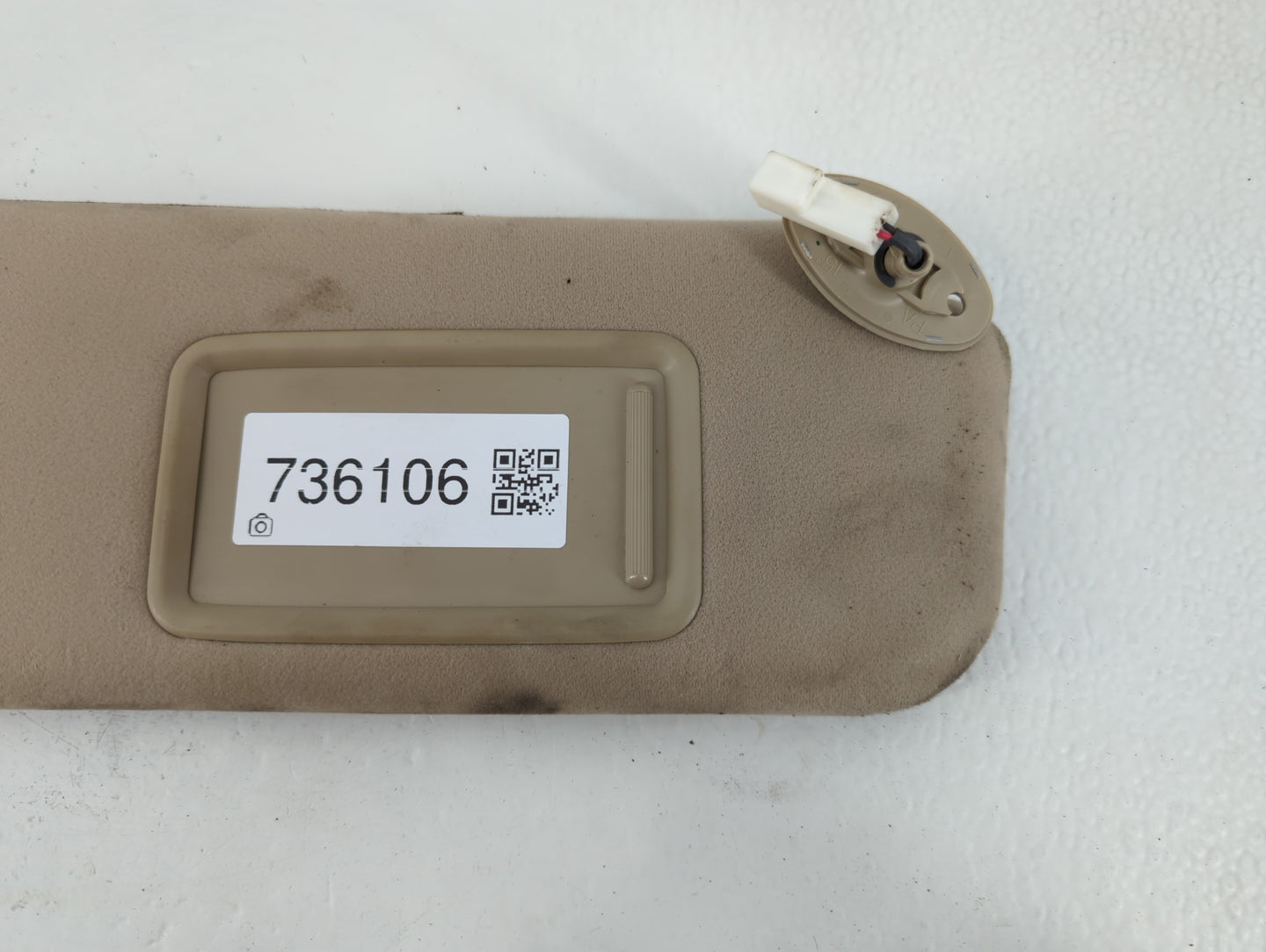 2005 Toyota Prius Sun Visor Shade Replacement Driver Left Mirror Fits OEM Used Auto Parts - Oemusedautoparts1.com