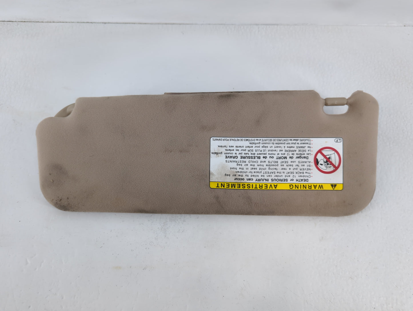 2005 Toyota Prius Sun Visor Shade Replacement Driver Left Mirror Fits OEM Used Auto Parts - Oemusedautoparts1.com