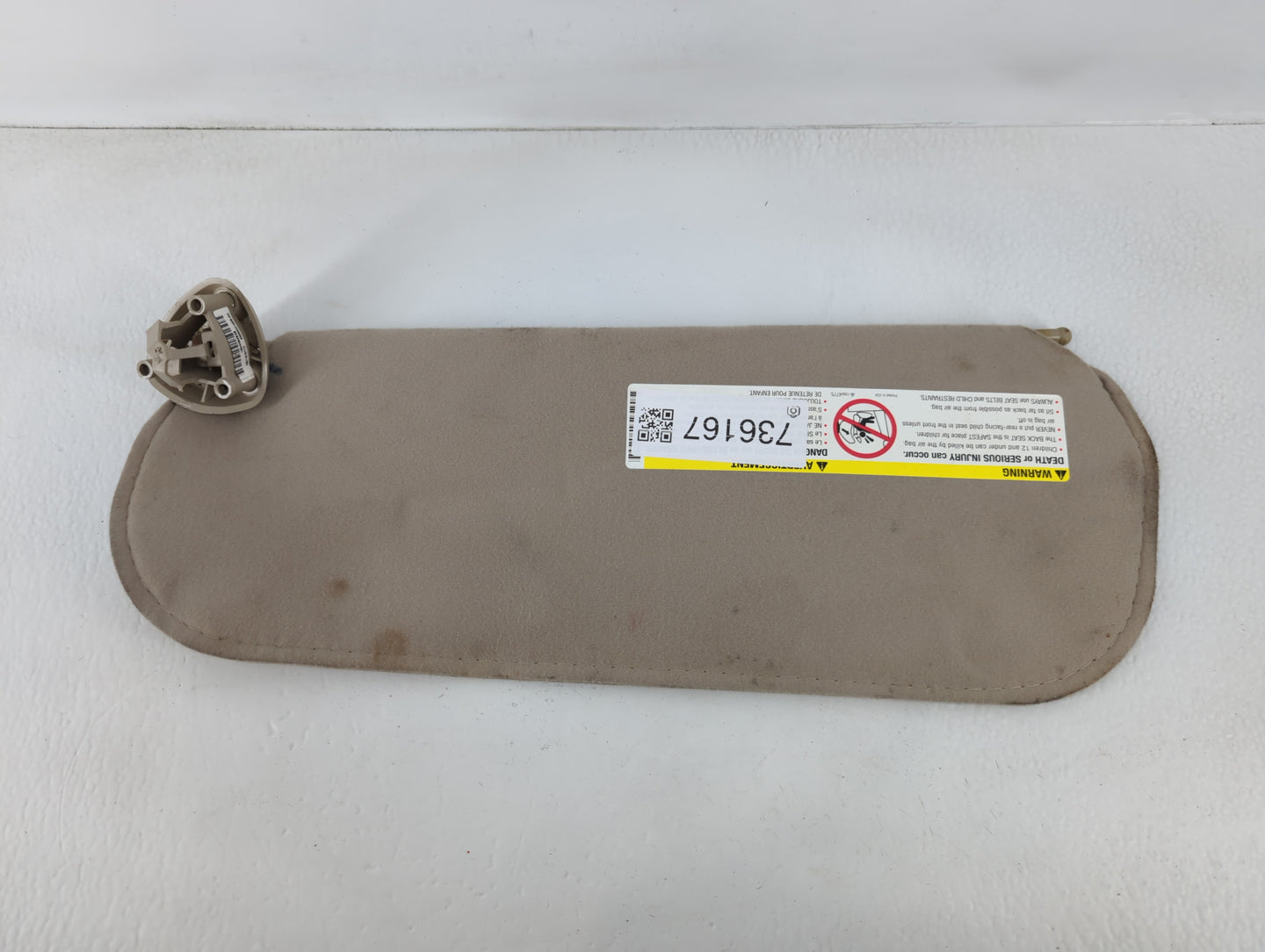 2003-2021 Chevrolet Express 2500 Sun Visor Shade Replacement Passenger Right Mirror Fits OEM Used Auto Parts - Oemusedautoparts1.com