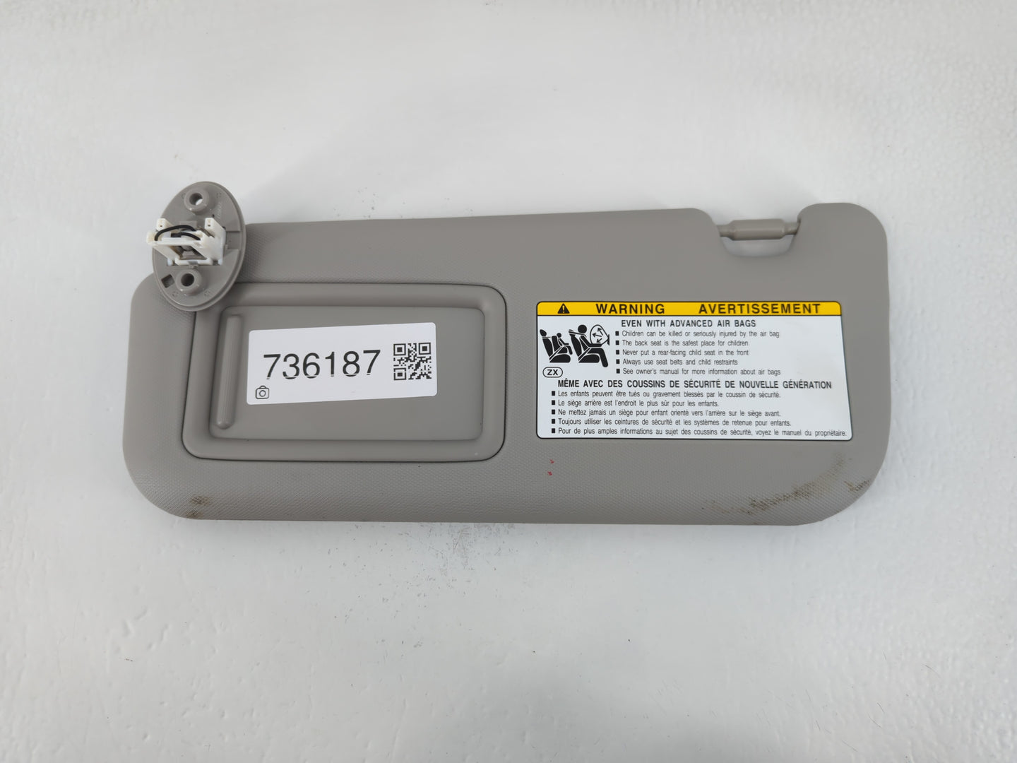 2022 Toyota Corolla Sun Visor Shade Replacement Driver Left Mirror Fits OEM Used Auto Parts - Oemusedautoparts1.com