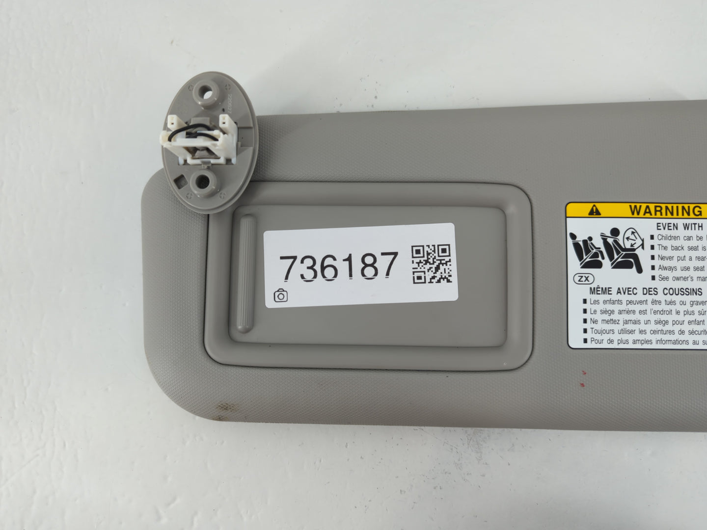 2022 Toyota Corolla Sun Visor Shade Replacement Driver Left Mirror Fits OEM Used Auto Parts - Oemusedautoparts1.com