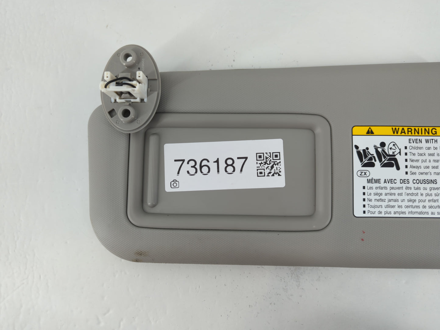 2022 Toyota Corolla Sun Visor Shade Replacement Driver Left Mirror Fits OEM Used Auto Parts - Oemusedautoparts1.com