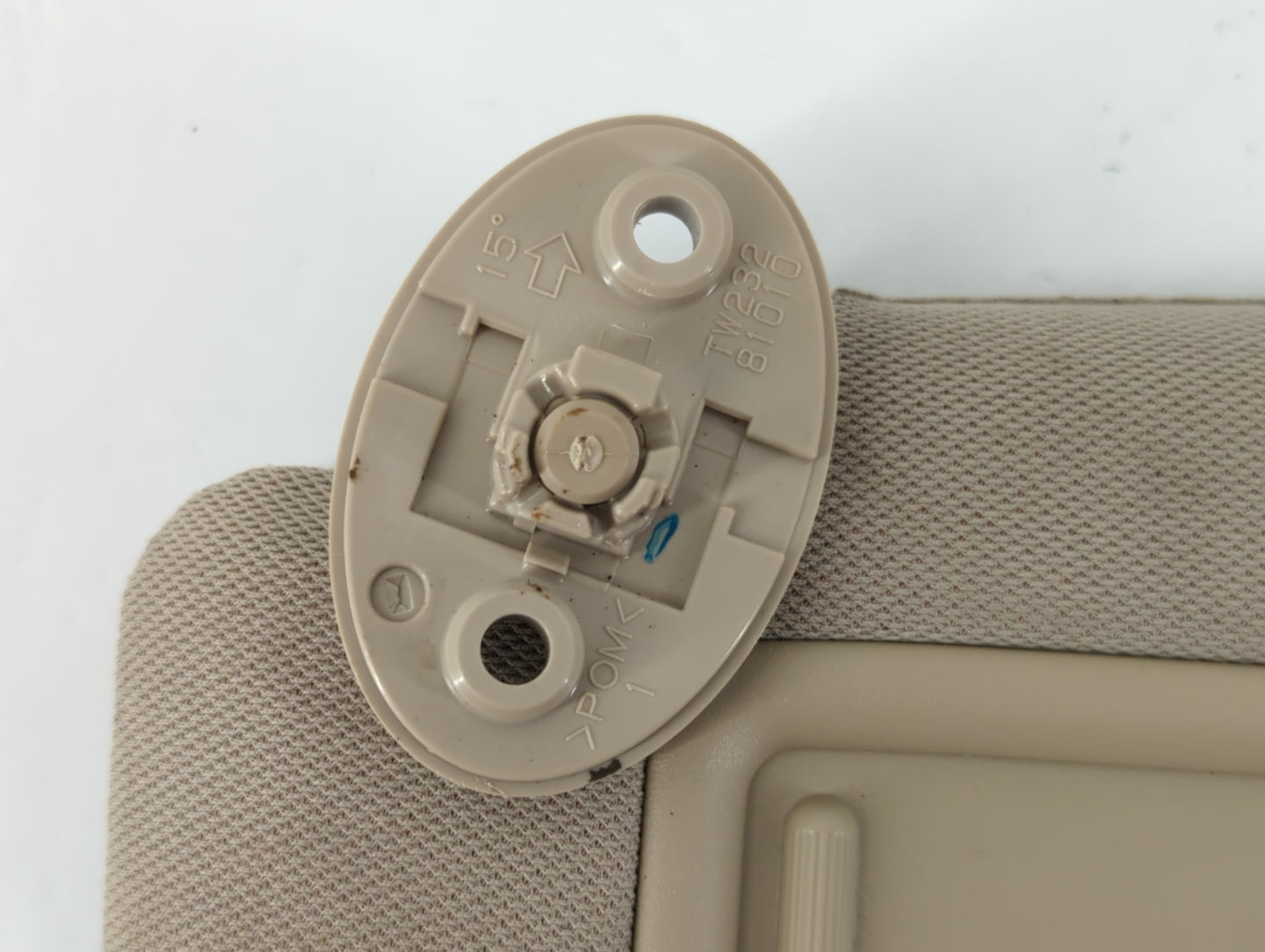 2012-2017 Toyota Camry Sun Visor Shade Replacement Driver Left Mirror Fits Fits 2012 2013 2014 2015 2016 2017 OEM Used Auto Parts - Oemusedautoparts1.com