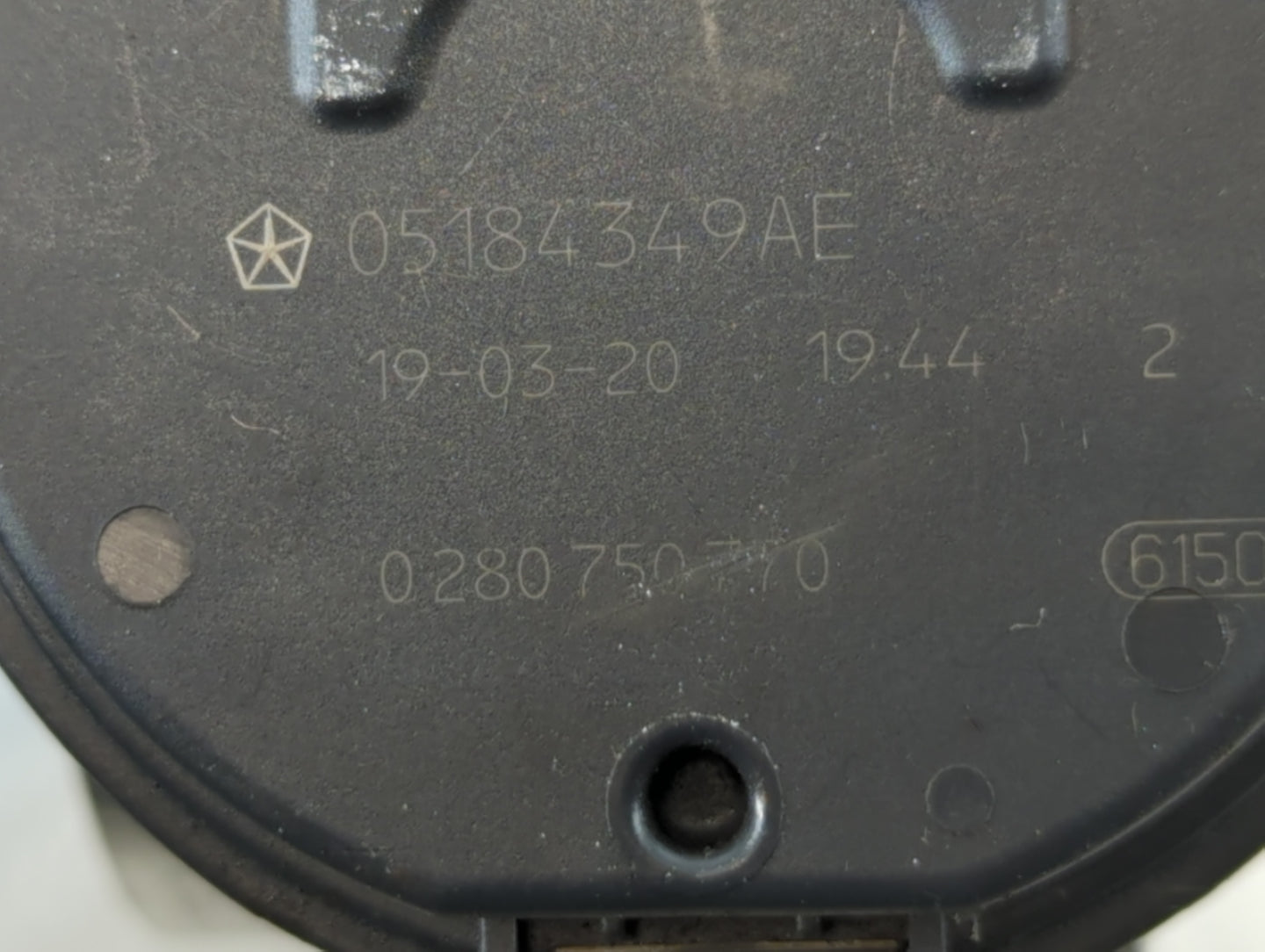 2011-2022 Dodge Durango Throttle Body P/N:0 280 750 770 05184349AE Fits OEM Used Auto Parts - Oemusedautoparts1.com