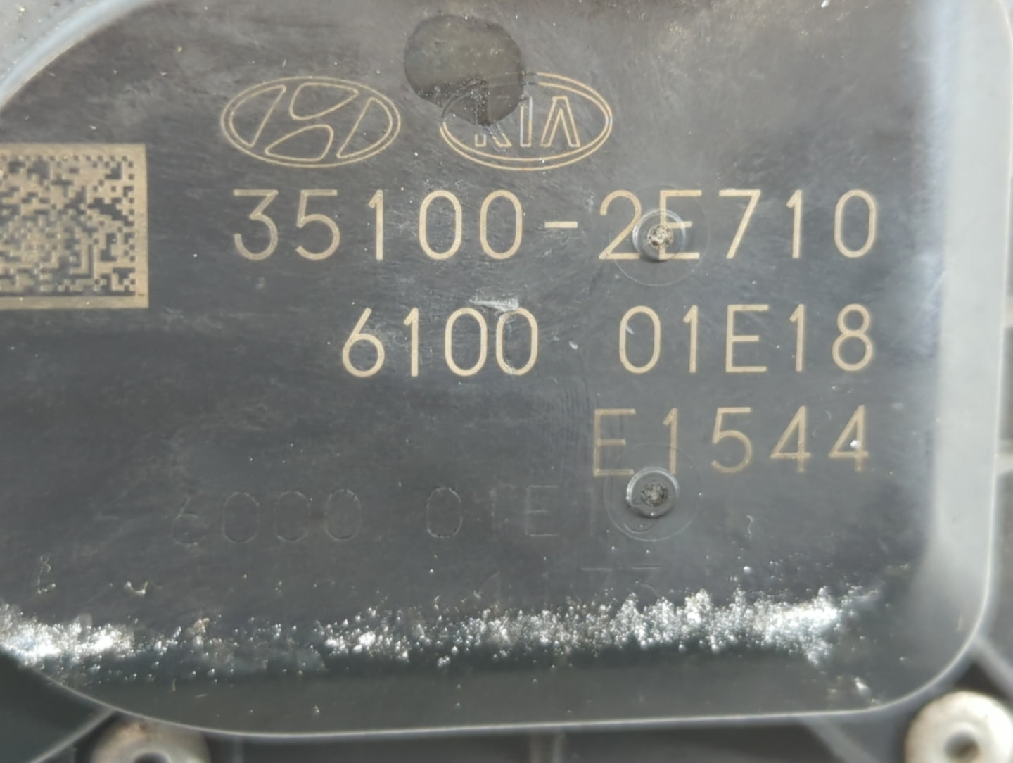 2020-2022 Kia Forte Throttle Body P/N:35100-2E710 Fits Fits 2020 2021 2022 OEM Used Auto Parts - Oemusedautoparts1.com