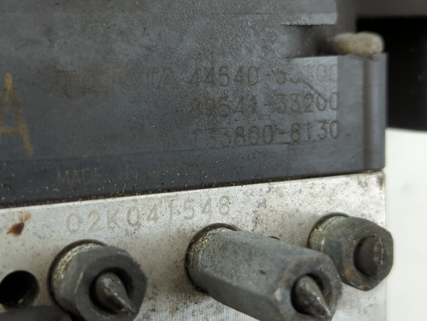 2007-2008 Lexus Es350 ABS Pump Control Module Replacement P/N:89541-33200 44540-33100 Fits Fits 2007 2008 OEM Used Auto Parts - Oemusedautoparts1.com