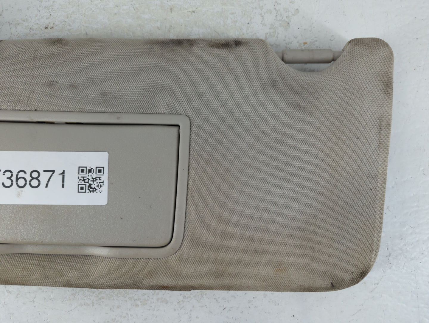 2010 Subaru Outback Sun Visor Shade Replacement Driver Left Mirror Fits OEM Used Auto Parts - Oemusedautoparts1.com