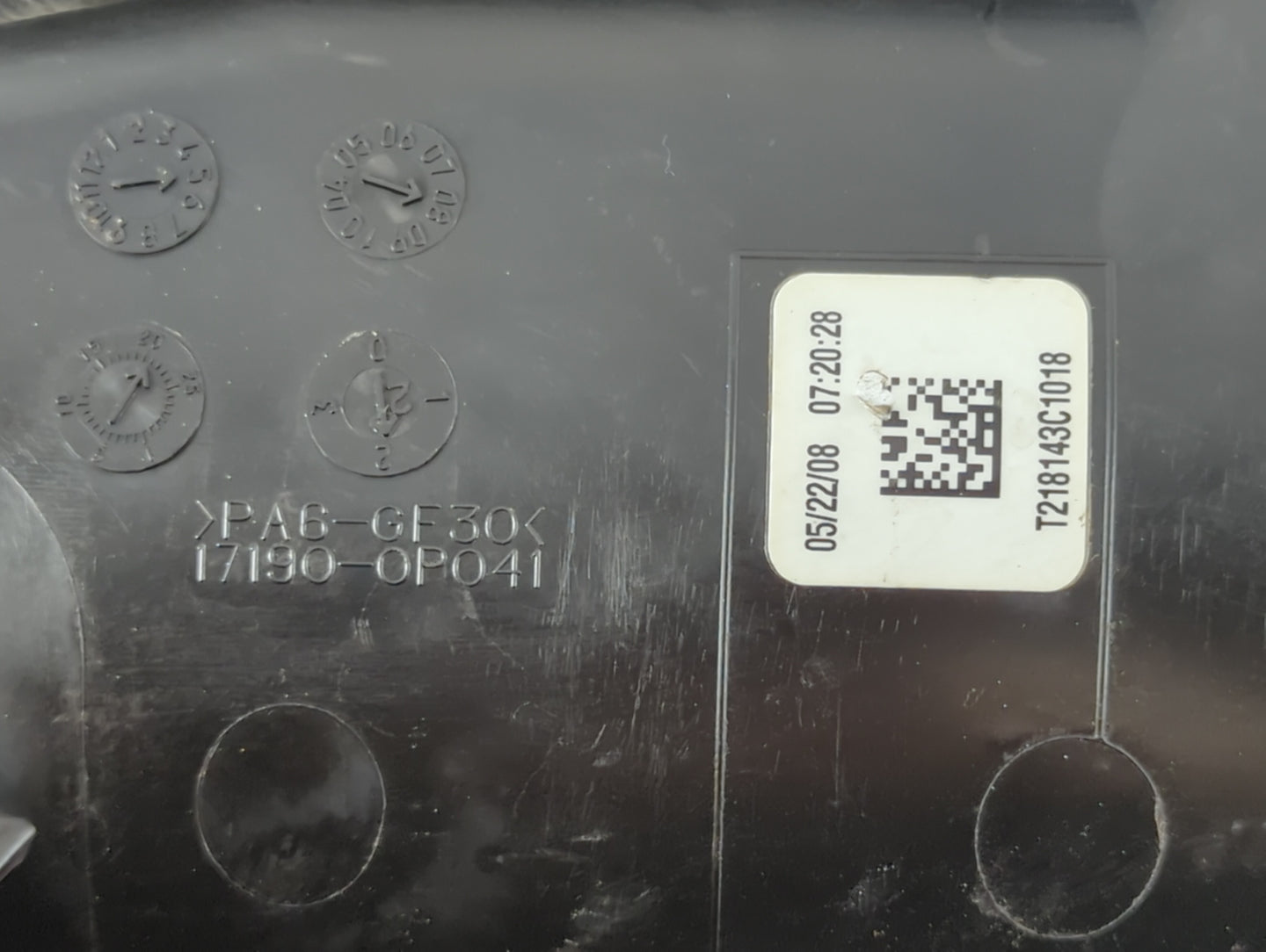 2007-2010 Toyota Sienna Air Intake Manifold P/N:PA6-GF30 17190-0P041 Fits Fits 2005 2006 2007 2008 2009 2010 2011 2012 2013 2014 OEM Used Auto Parts - Oemusedautoparts1.com
